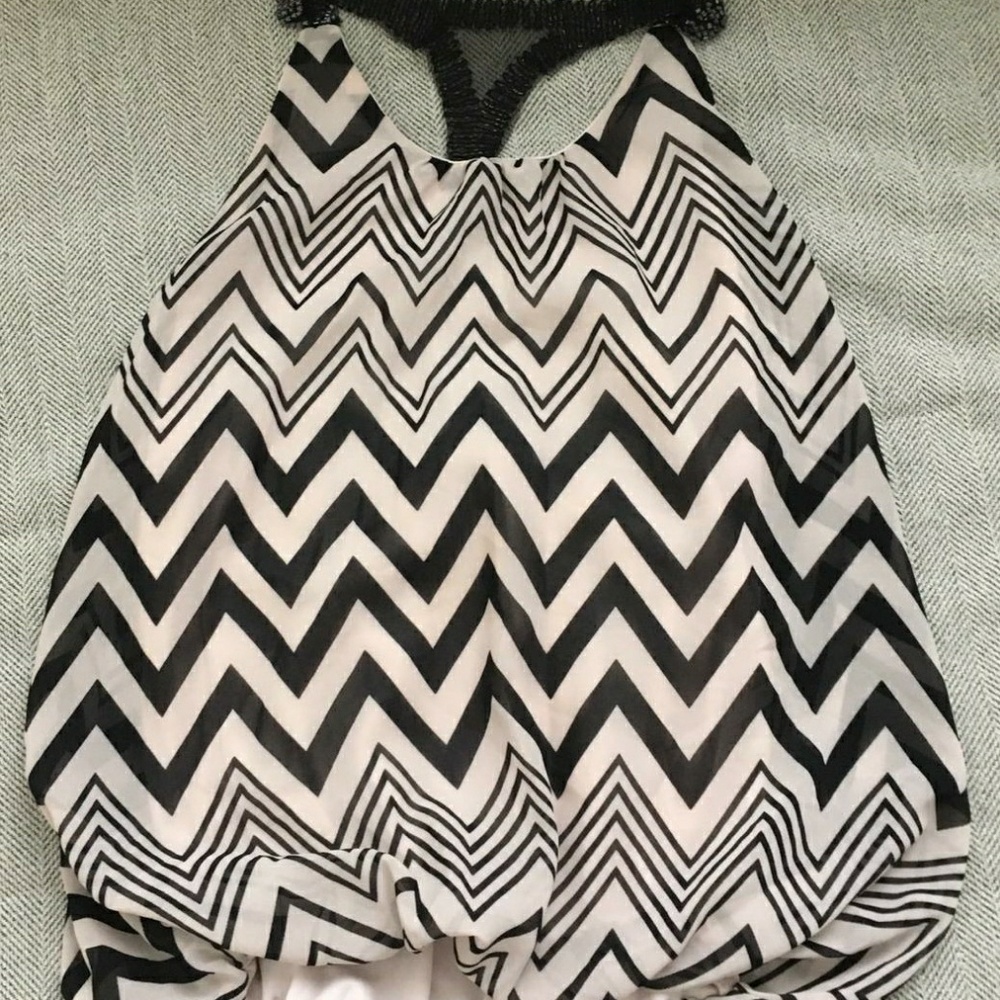 Charlotte Russe top beaded t strap